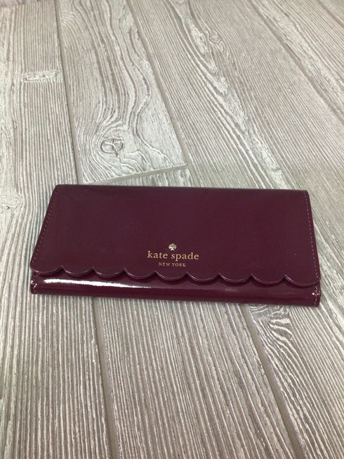Kate Spade Purple clutch Leather Wallet